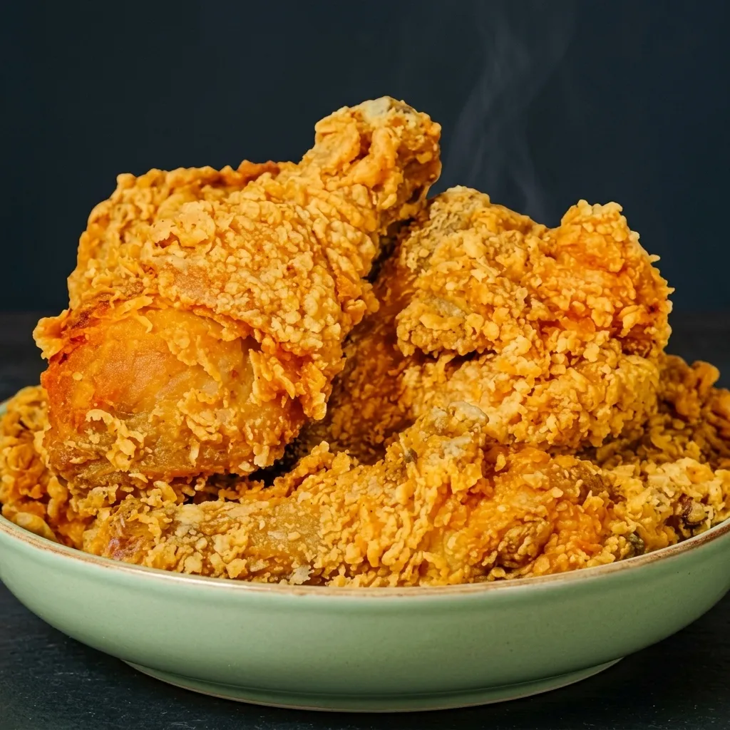 Crispy Korean fried chicken at Snowy Village Pacific Ave in downtown Saskatoon